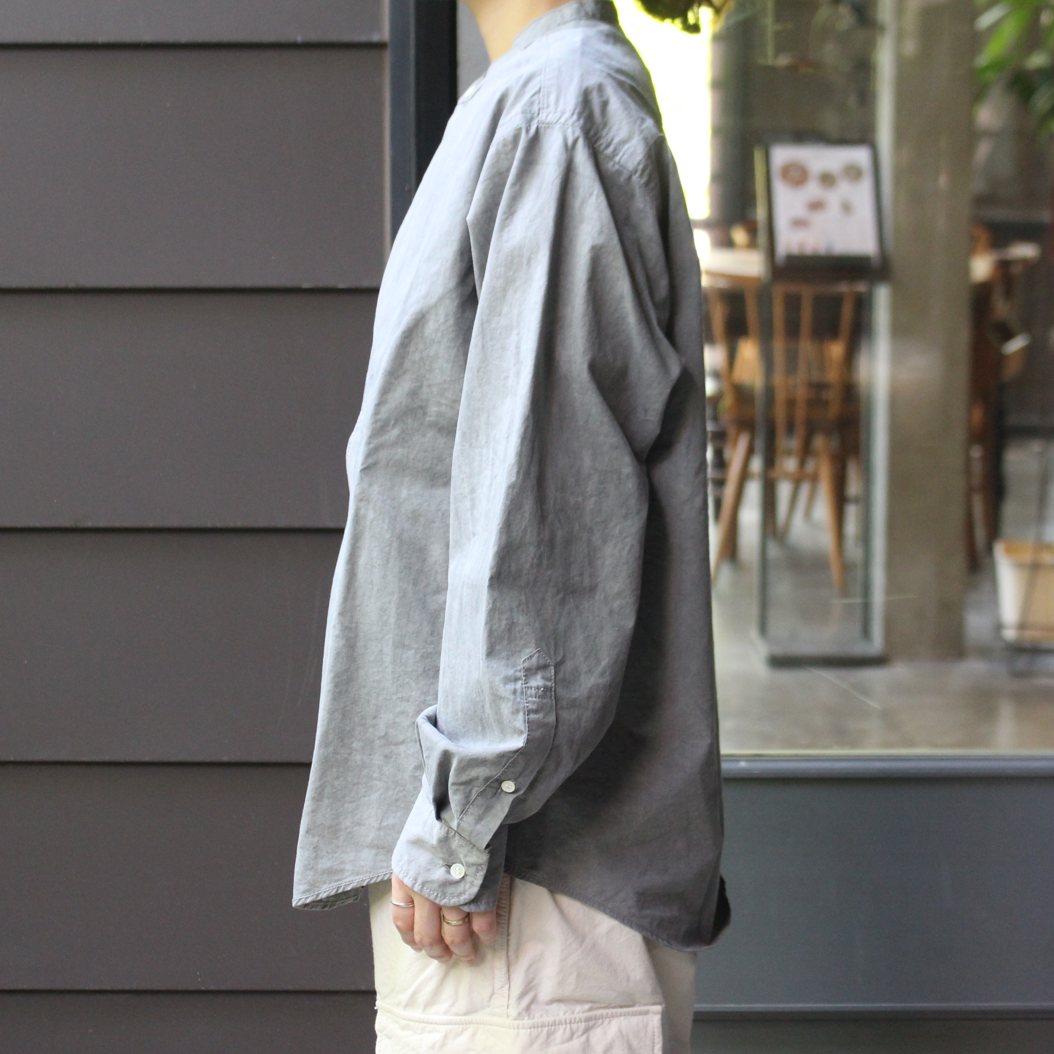 HATSKI / Low Count Band collar shirt | cds+ | 熊本のカフェ