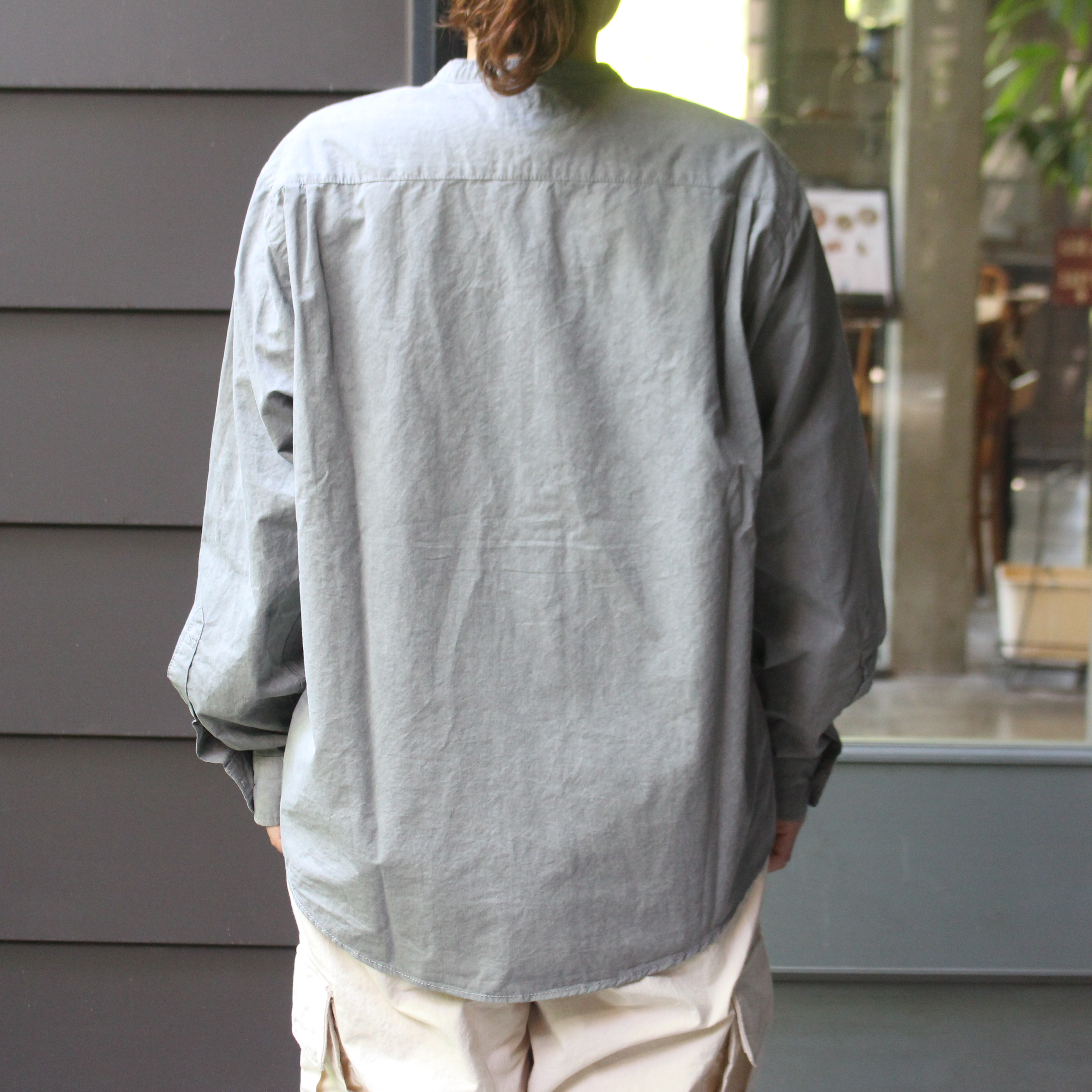 HATSKI / Low Count Band collar shirt | cds+ | 熊本のカフェ